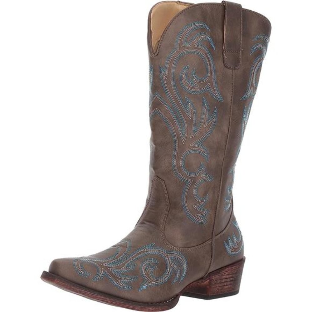 Women's Western Boots, Brown